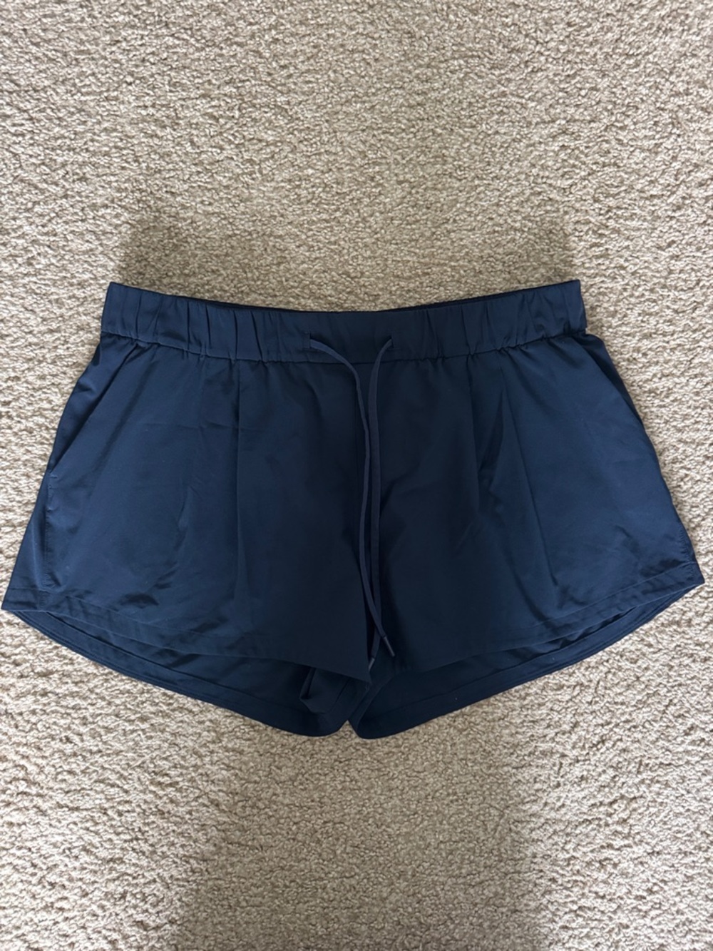 lululemon athletica Navy Athletic Drawstring Shorts